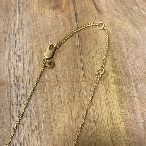 Madewell Gold Disc Necklace NWOT - Picture 8 of 8